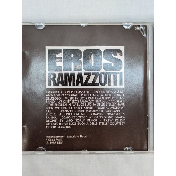 Eros Ramazzotti in certi momenti CD 258741 DDD Dischi 1987 W. Germany - Picture 3 of 6